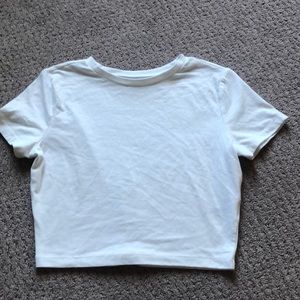 wild fable , white, medium, crop top